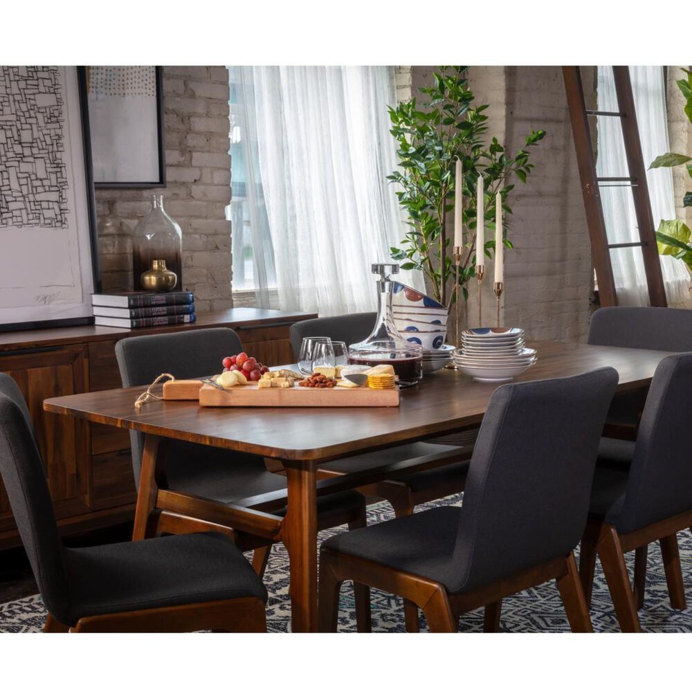 37B Remix Dining Table in Estelle Brown - Table Only, , large