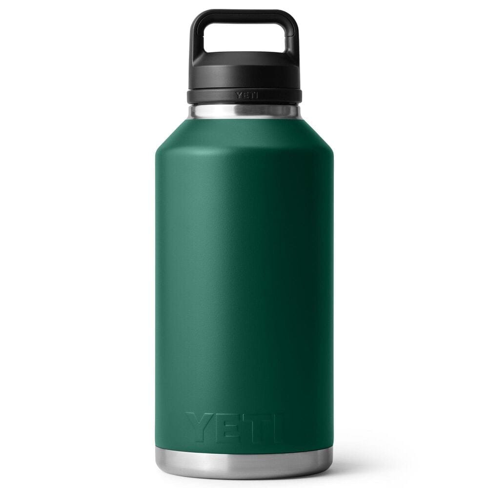 YETI Rambler 64 Oz Water Bottle with Chug Cap in Black Forest Green, , large