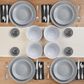 Lifetime Brands Felicity 12-Piece Dinnerware Set in Gray, , large