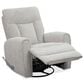 Simeon Collection Natalia Manual Swivel Glider Recliner in Thunderstorm, , large