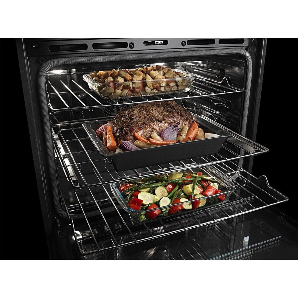 Maytag 30&quot; Single Electric Wall Oven with Convection in Stainless Steel, , large