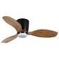 Minka-Aire Ventiara 36" LED Flush Mount Indoor/Outdoor Ceiling Fan in Coal, , large