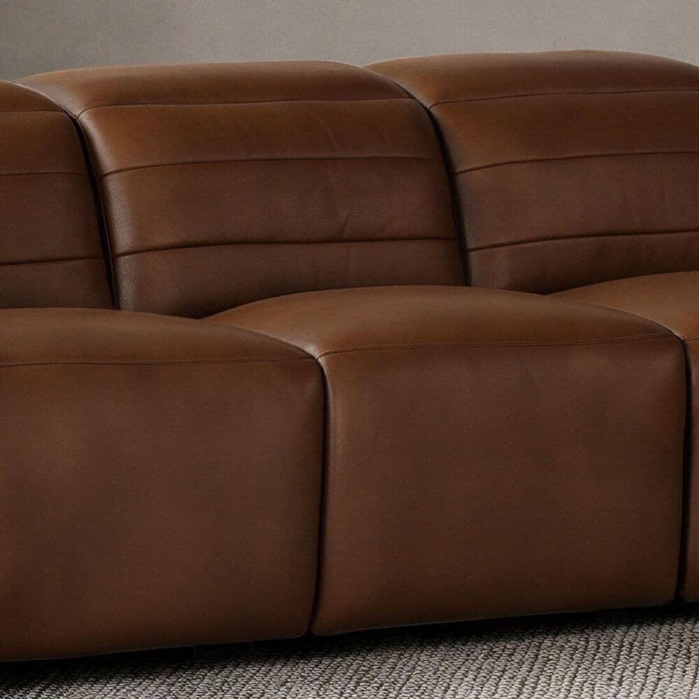 Italiano Furniture Krewe Power Armless Recliner in Brown Birch, , large