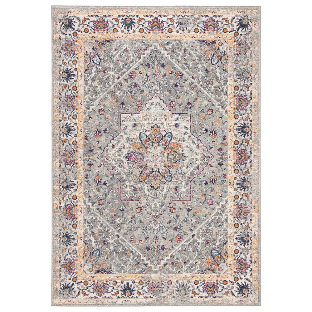 Safavieh Evoke EVK288F 5"1" x 7"6" Grey Area Rug, , large