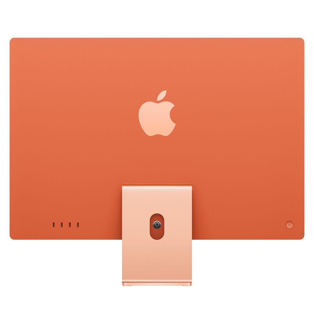 Apple 24-Inch iMac with Retina 4.5K display: Apple M4 Chip with 10-core CPU and 10-core GPU 16GB Unified Memory, 512GB SSD in Orange &#40;Latest Model&#41;, , large