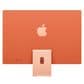 Apple 24-Inch iMac with Retina 4.5K display: Apple M4 Chip with 10-core CPU and 10-core GPU 16GB Unified Memory, 512GB SSD in Orange (Latest Model), , large