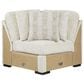 Ashley Chessington 4-Piece Right Facing Sectional with Chaise in Ivory, , large