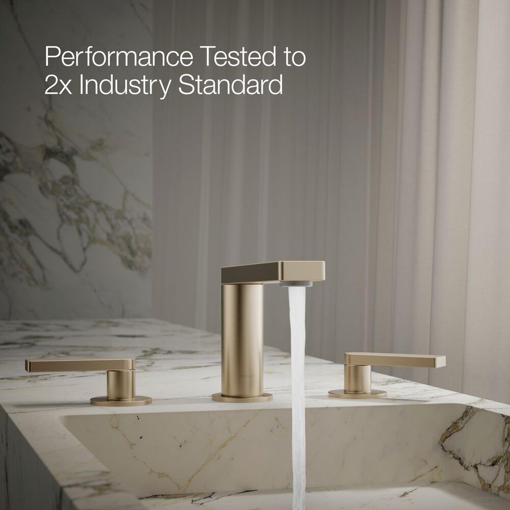 Kohler Composed Widespread Bathroom Sink Faucet in Vibrant Brushed Bronze, , large