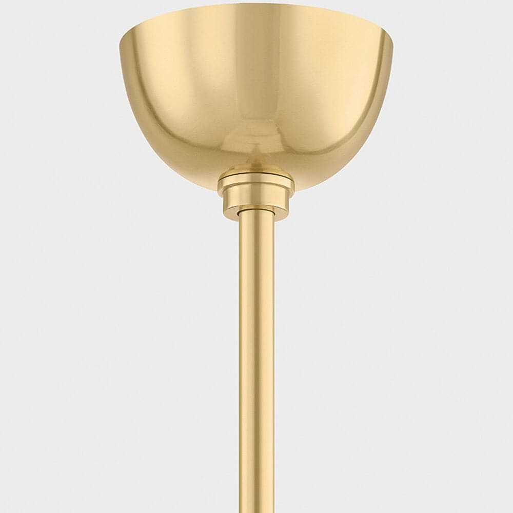 Mitzi Lighting Nyla 3-Light Chandelier in Aged Brass, , large