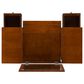 Linon Home Decor Viola Vanity with Stool in Walnut, , large