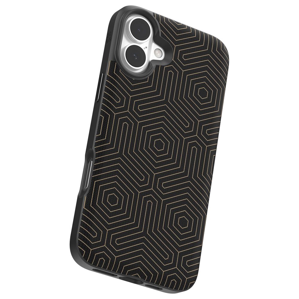 Zagg London Snap MagSafe Case for Apple iPhone 16 Plus in Black Hexagon, , large