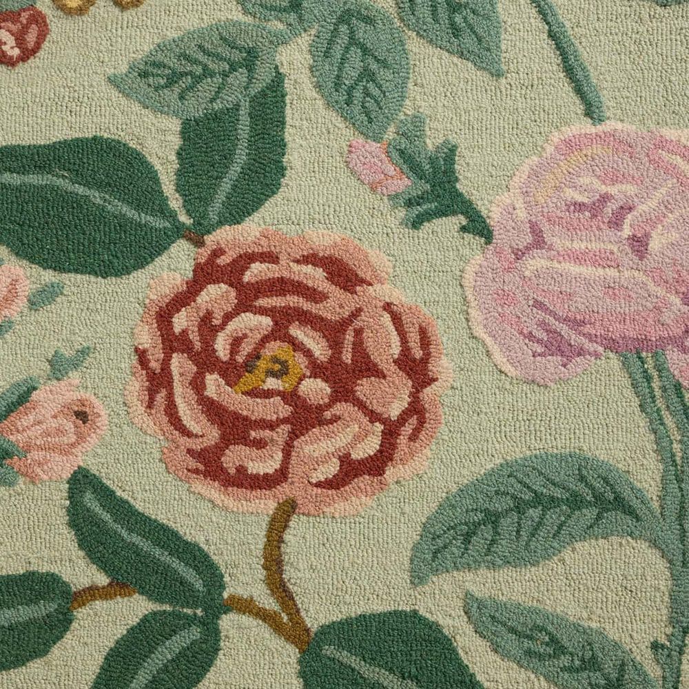 Rifle Paper Co. x Loloi Highgrove Mint 2'6" x 7'6" Runner, , large