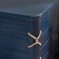 Linon Home Decor Brosnan Rope Cedar Chest in Blue, , large