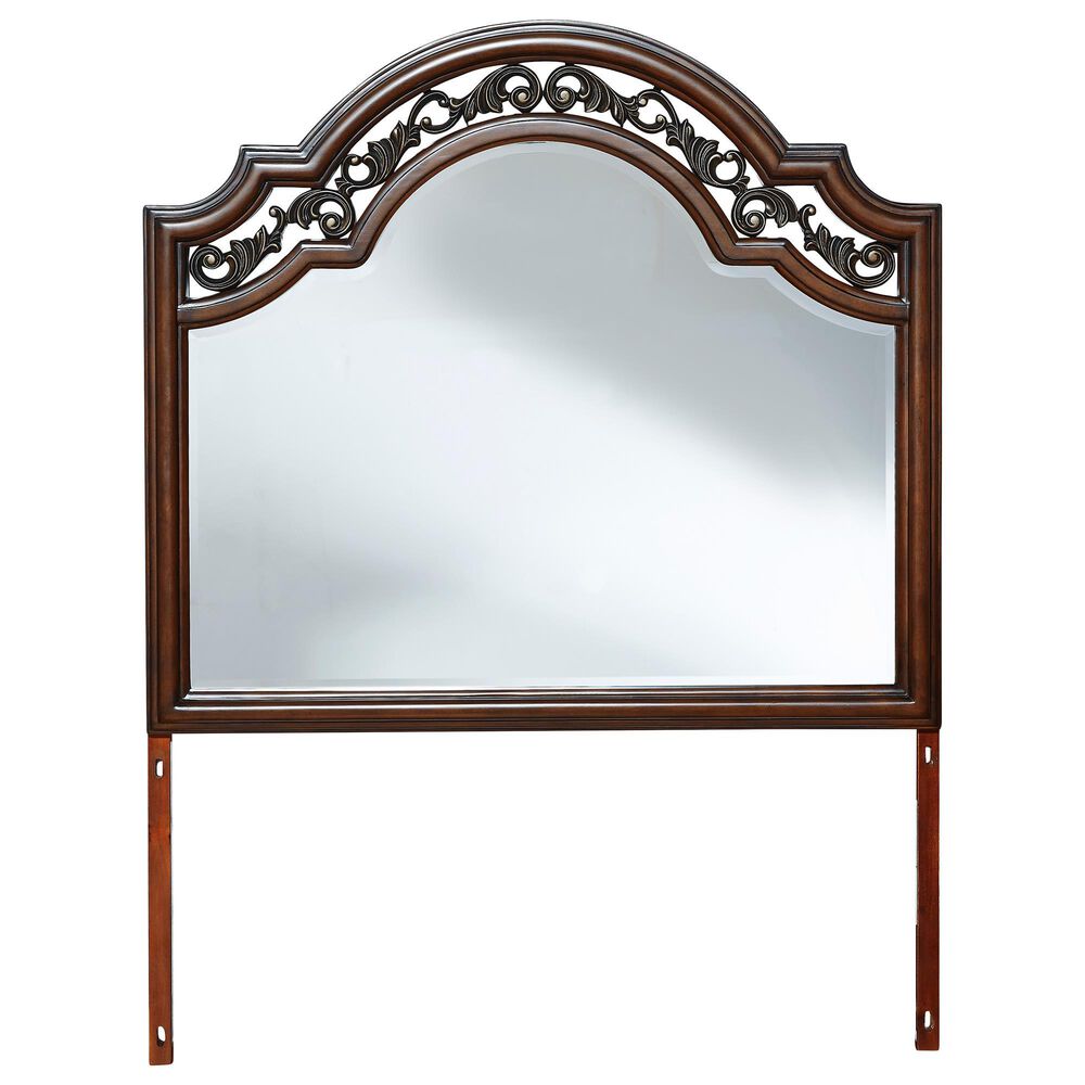 Ashley Lavinton Bedroom Mirror in Cherry Brown, , large