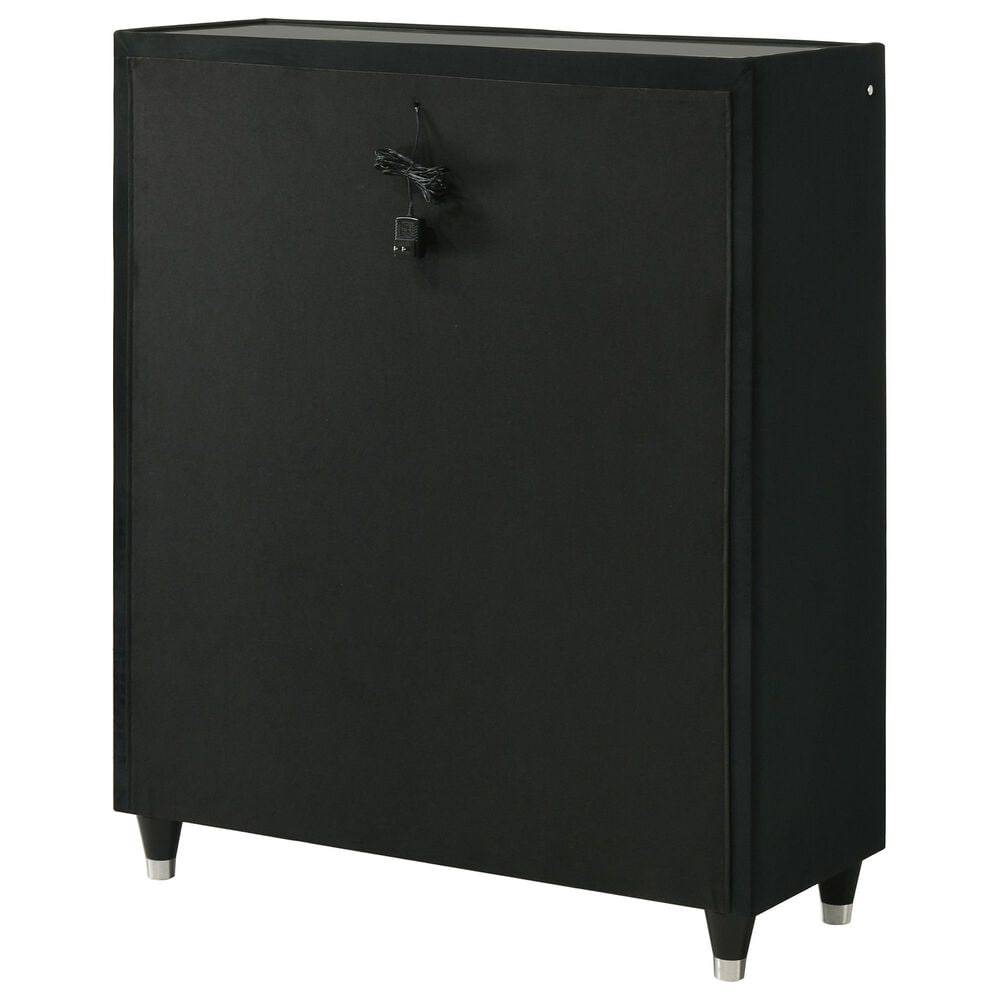 Pacific Landing Lorient 5-Drawer Chest in Black, , large