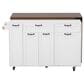 HOMLUX 102" Kitchen Island with Extendable Dining Table in White, , large