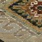 Oriental Weavers Andorra 10" x 13"2" Green and Multicolor Area Rug, , large