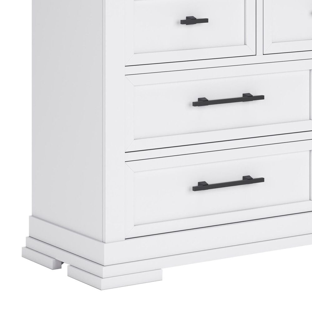 Ashley Ashbryn Dresser in White and Natural, , large