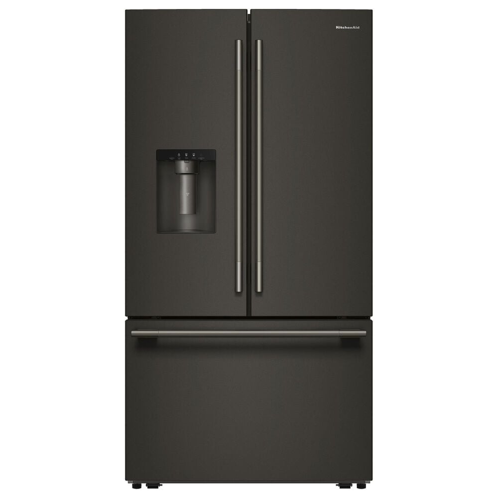 KitchenAid 30.52 Cu. Ft. Standard Depth French Door Refrigerator in Black Ore, , large