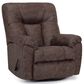 Moore Furniture Connery Manual Swivel Rocker Recliner in Amargo Coffee, , large