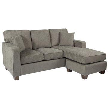 OSP Home Russell 2-Piece Reversible Sectional with Chaise in Gray, , large
