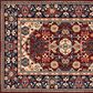 Oriental Weavers Lilihan Oriental 2062R 3"3" x 5" Red and Blue Area Rug, , large
