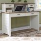 Homestyles Portsmouth Desk with Hutch in White, , large