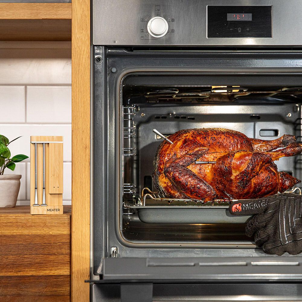 Traeger Grills Pro Duo Wireless Meat Thermometer in Stainless Steel and Honey, , large