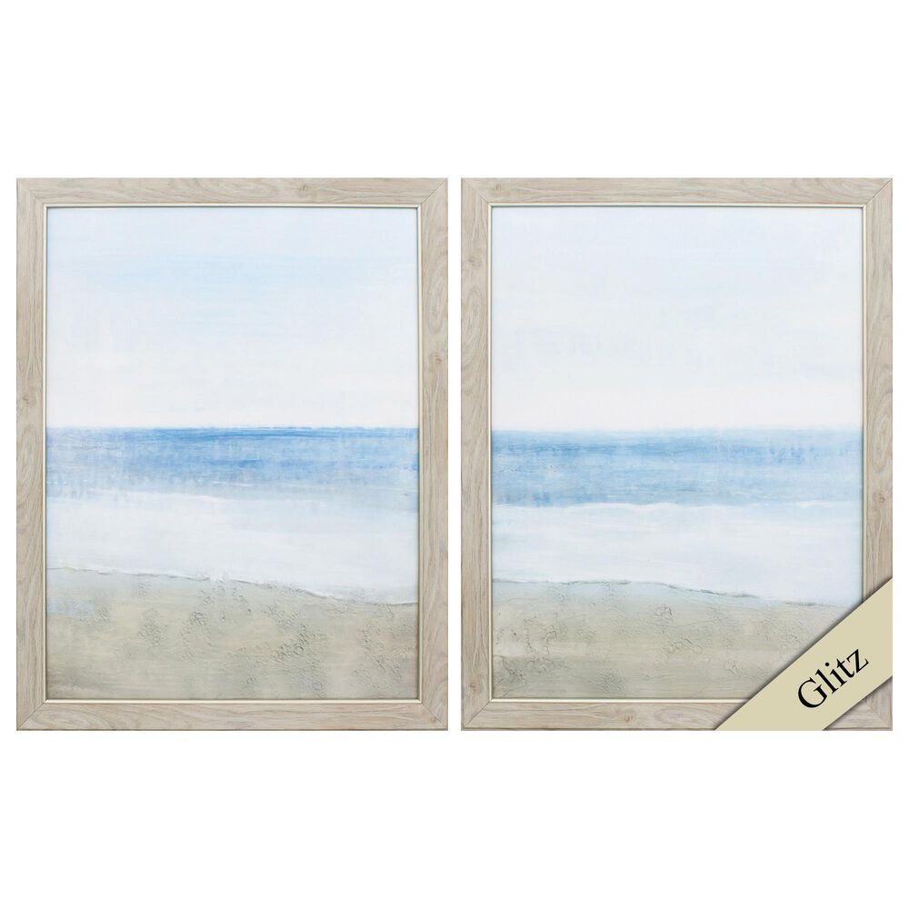 Propac "Sparkling Waters" Wall Art in Blue (Set of 2), , large