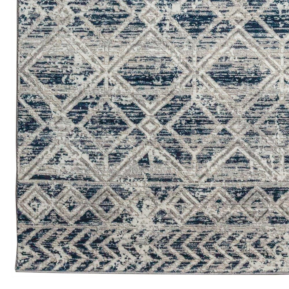 Radici USA Livigno Southwestern 7&#39;10&quot; x 10&#39;6&quot; Blue Area Rug, , large