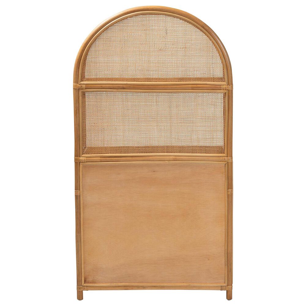 Baxton Studio Mairen 2-Drawer Storage Cabinet in Light Honey, , large