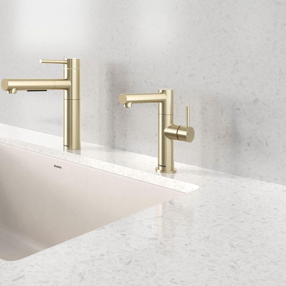 Blanco Alta II Low Arc Beverage Faucet in Satin Gold, , large