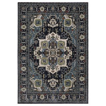 Oriental Weavers Eliana Navy and Blue 9"10" x 12"10" Area Rug, , large