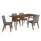Lh Imports Remix Side Chair in Estelle Brown, , large
