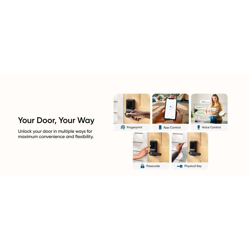 eufy Smart Lever Lock C33 in Black, , large