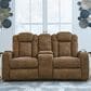 Ashley Wolfridge Power Reclining Loveseat in Brindle, , large