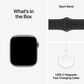 Apple Watch Series 11 (GPS) 42mm Aluminum Case with Black Sport Band - S/M in Space Gray and 2-Year AppleCare+, , large