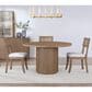 Crystal City Colvin 5-Piece Round Dining Set in Toffee, , large