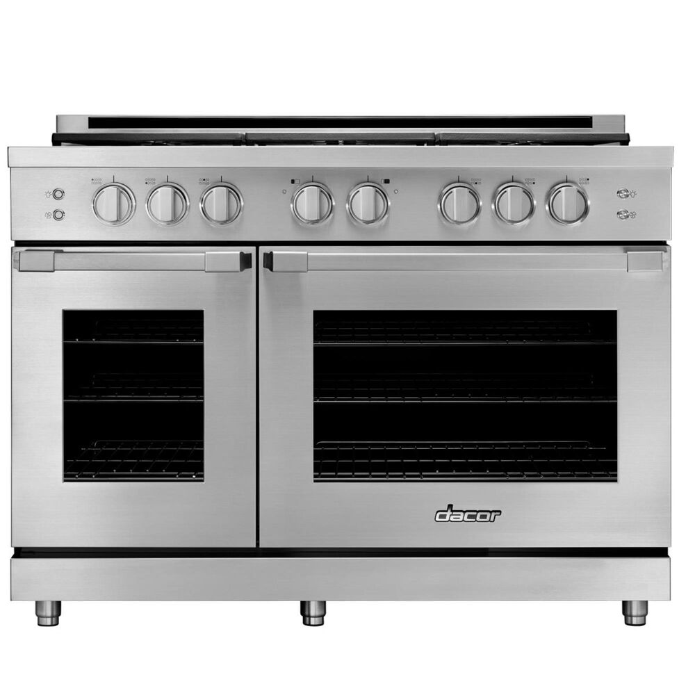 Dacor 48" Heritages Gas Pro Range in Stainless Steel Liquid Propane, , large
