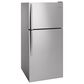 WHIRLPOOL 4-Piece Kitchen Package with 18.25 Cu. Ft. Top-Freezer Refrigerator and 5.3 Cu. Ft. Electric Range in Stainless Steel, , large