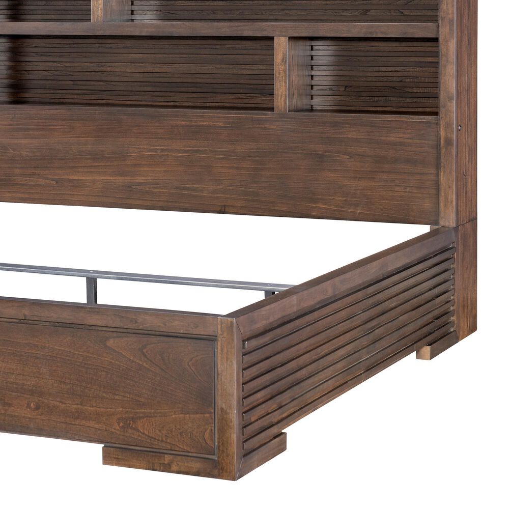 Legacy Classic Architect Queen Bookcase Bed in Onyx Brown, , large