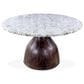 Home Trends & Design Solomon and Essex Chelsea 5-Piece Round Dining Set in Alaska White, Blackwash and Black, , large