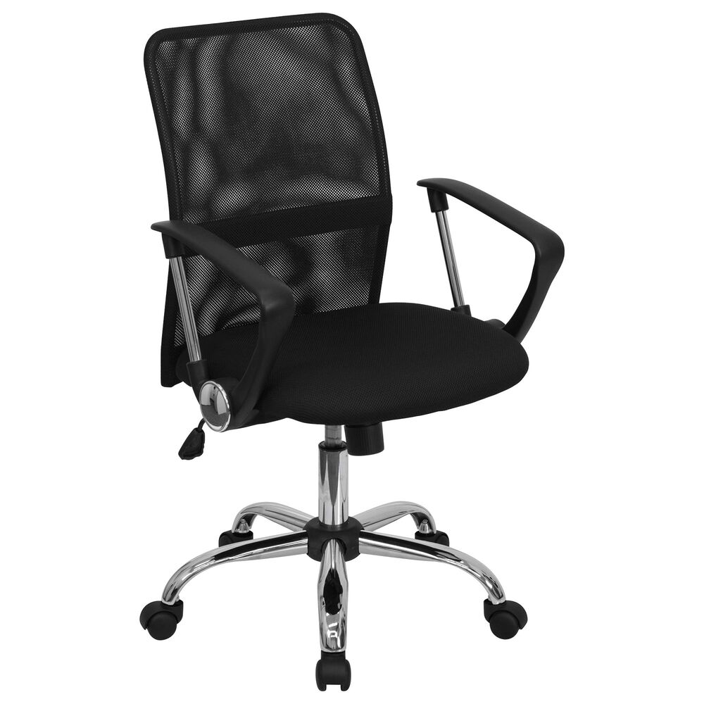 Flash Furniture Swivel Task Chair in Black, , large