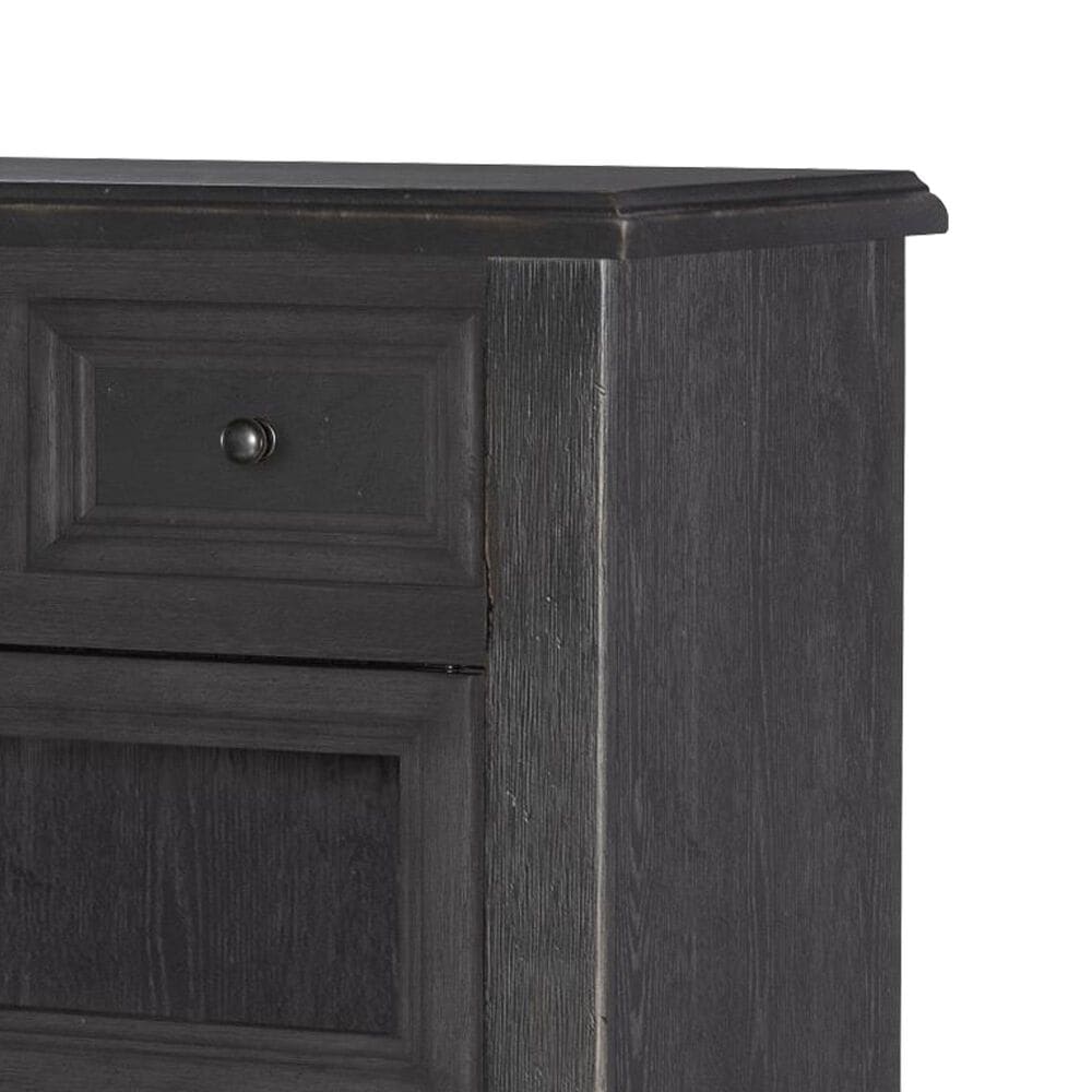 Legacy Classic Vintage Market Glass Door 6-Drawer Chest in Kettle Black, , large