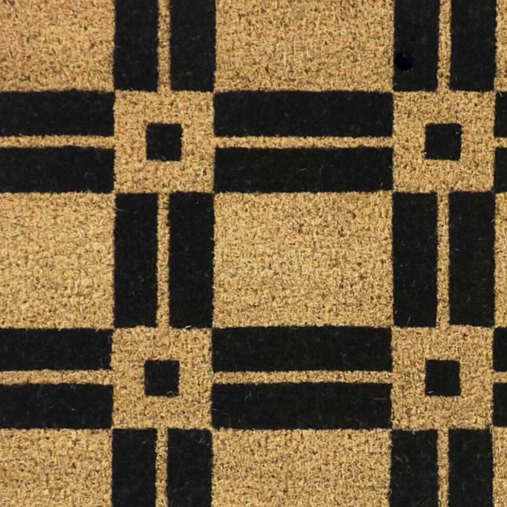 Balta Rugs Classic Geo Black 1&#39;6&quot; x 2&#39;6&quot; Door Mat, , large