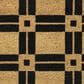 Balta Rugs Classic Geo Black 1"6" x 2"6" Door Mat, , large