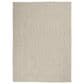 Nourison Courtyard Ivory and Silver 6" x 9" Indoor/Outdoor Area Rug, , large