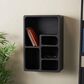 Maple and Jade 16" Wall Shelf with Arched Block Shapes in Black, , large