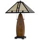 Cal Lighting Tiffany Table Lamp in Oak, , large