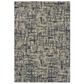 Nourison Richmond 802K3 9"10" x 12"10" Grey and Navy Area Rug, , large